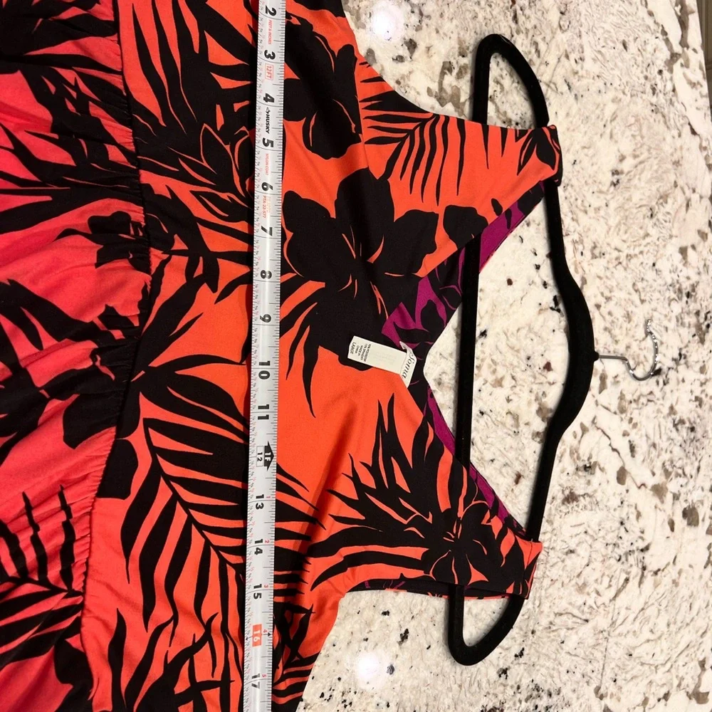 Soma Black and Orange Floral Dress - Picture 6 of 7